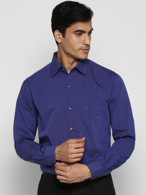 

Cantabil Men Purple Regular Fit Self Design Cotton Formal Shirt