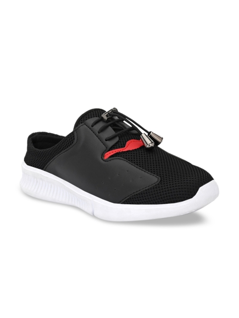 

Mr.wonker men red textured mules, Black