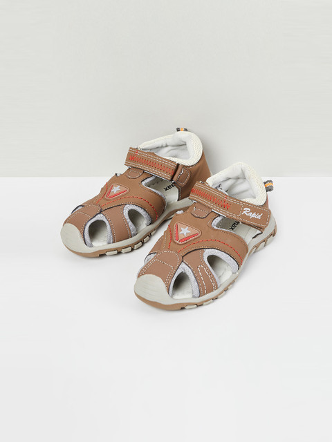 

max Boys Tan Brown Fisherman Sandals