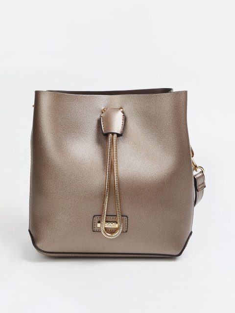 

CODE by Lifestyle Brown Solid Hobo Bag