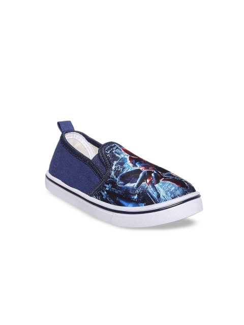 

Pantaloons junior boys printed slip-on sneakers, Blue