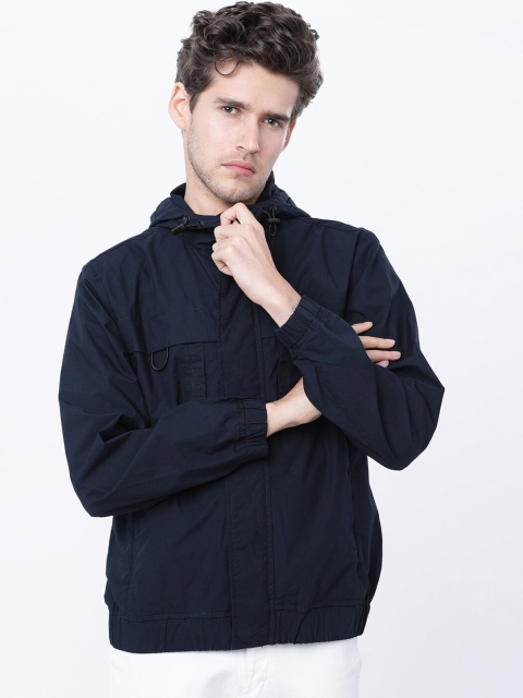 

Ecko Unltd Men Navy Blue Printed Tailored Shacket