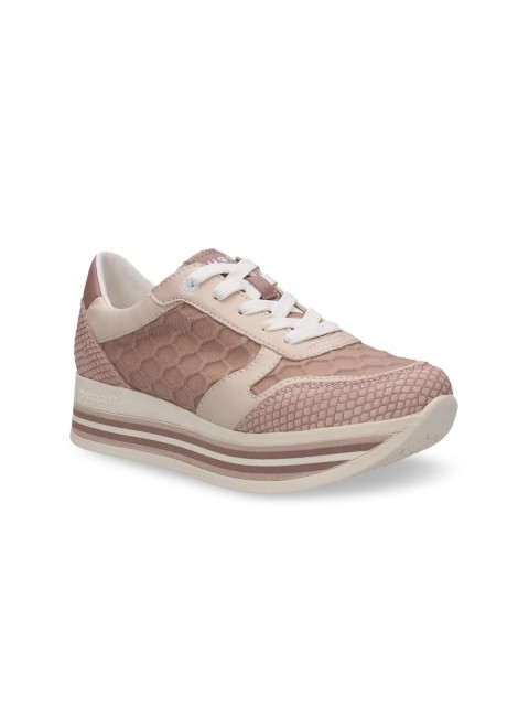 

Bugatti Women Rose Reptile Printed Sneakers
