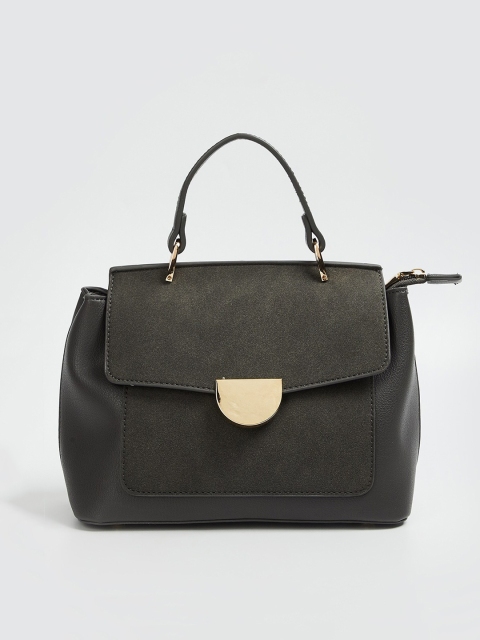 

CODE by Lifestyle Olive Green Solid Handheld Bag