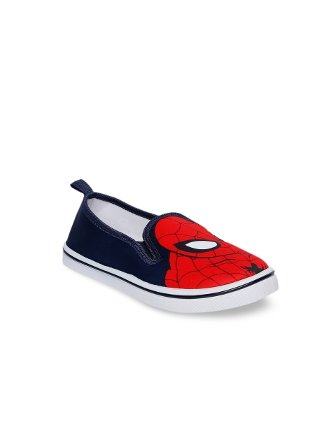 

Pantaloons junior Boys Navy Blue & Red Spiderman Printed Slip-On Sneakers
