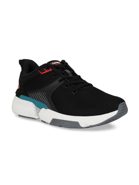

Campus Men Black Mesh Running Shoes