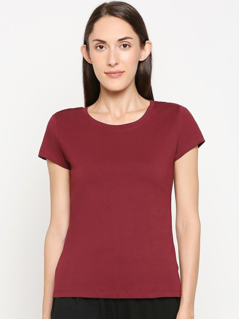 

Dreamz by pantaloons Maroon Pure Cotton Regular Top