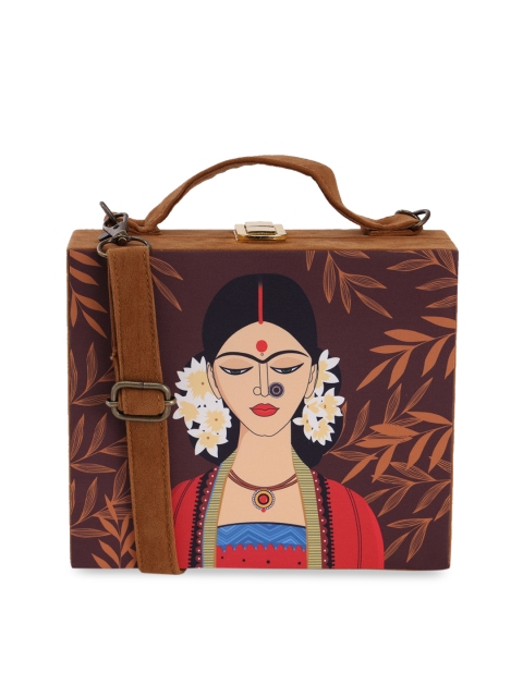 

TRINK Multicoloured Printed Clutch, Multi