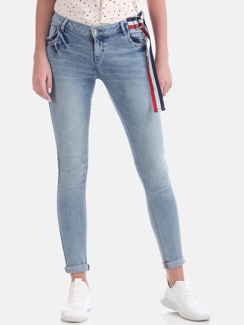 

Cherokee Women Blue Regular Fit Mid-Rise Clean Look Stretchable Jeans