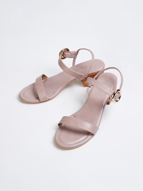 

CODE by Lifestyle Women Pink Solid Sandals