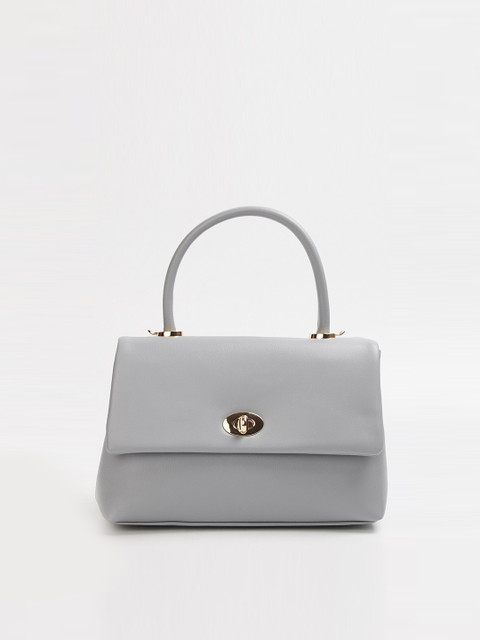 

CODE by Lifestyle Grey Solid Satchel