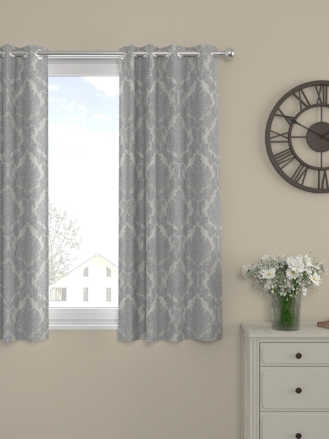 

ROSARA HOME Grey Single Window Curtain