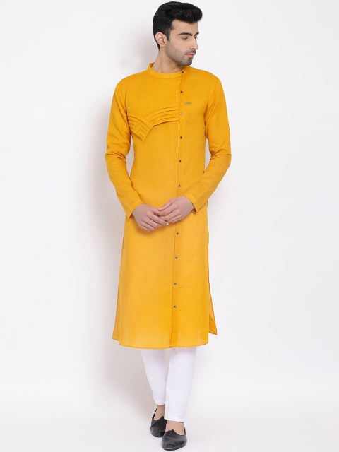 

Devoiler men yellow kurta
