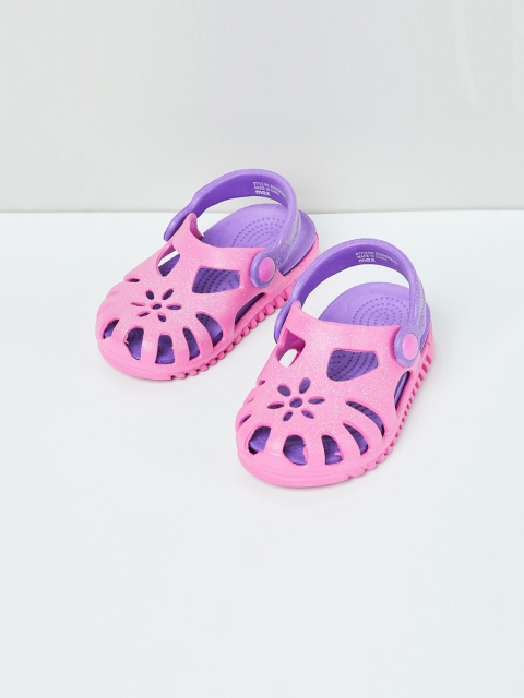 

max Girls Pink & Purple Clogs