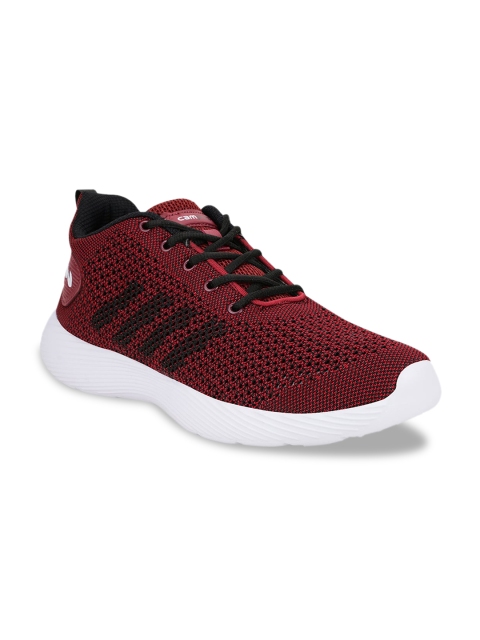 

Campus Men Maroon Mesh Running Shoes