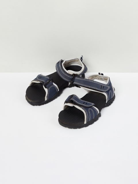 max Boys Navy Blue Comfort Sandals