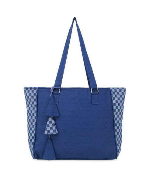 

Anekaant Women Blue Solid Shoulder Bag