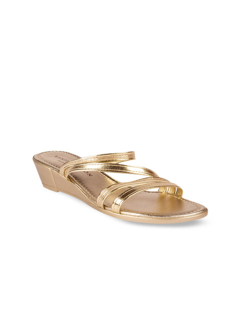 

Vanilla Moon Women Gold-Toned Solid Wedges