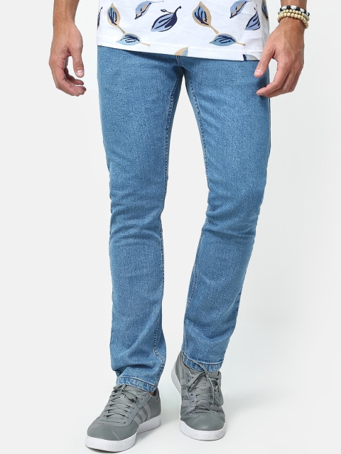 

Blue Saint Men Blue Slim Fit Mid-Rise Clean Look Jeans