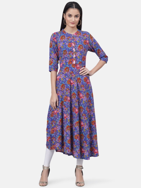 

Fashitale Women Multicoloured Floral Printed Kurta, Multi