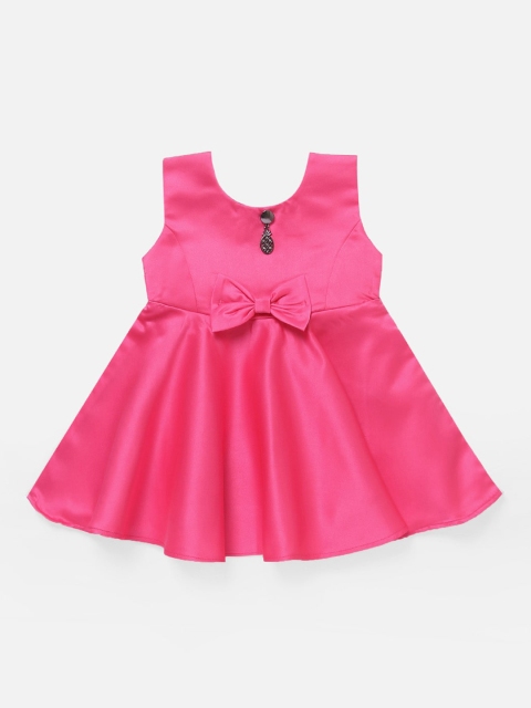 

The Magic Wand Baby Girls Pink Solid Dress