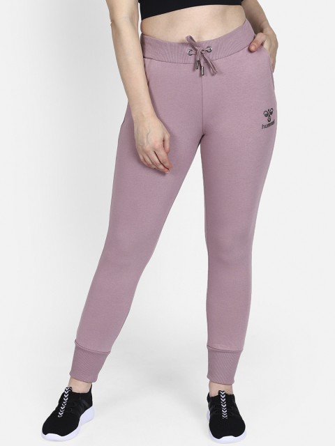 

hummel Women Purple Solid Joggers