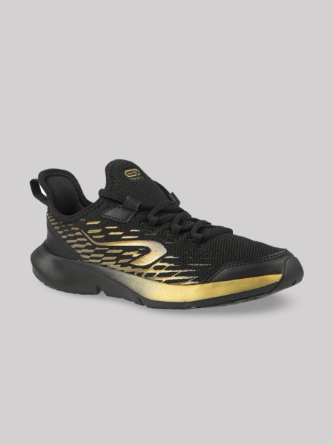

Kalenji By Decathlon Kids Black Synthetic Mid-Top AT Flex Running Shoes