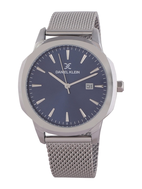

Daniel Klein Men Blue & Silver-Toned Analogue Watch DK.1.12414-3