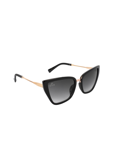 

Aislin Women Grey & Gold Cateye Sunglasses ES_14467-82-AS-2002-GRY-BKGL-CEWF-63-G