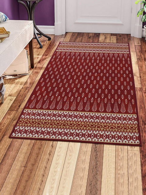 

RUGSMITH Multicoloured Printed Anti-Skid Carpet, Multi