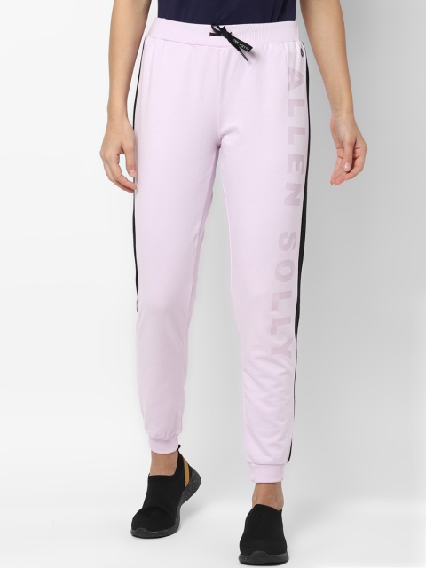 

Allen Solly Woman Women Pink Regular Fit Solid Joggers