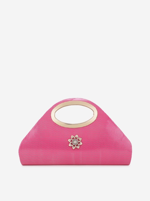 

Element Cart Pink Embellished Clutch