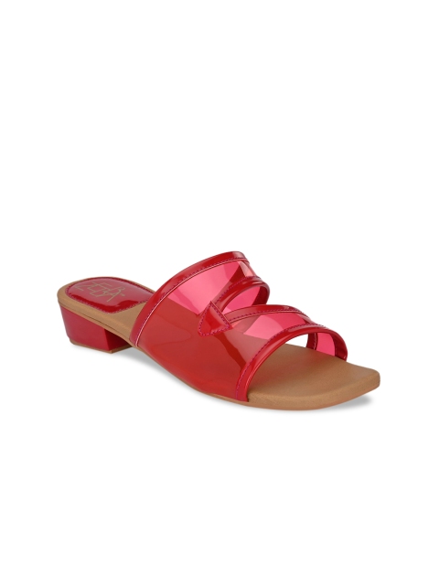 

Zebba Women Red Solid Pumps