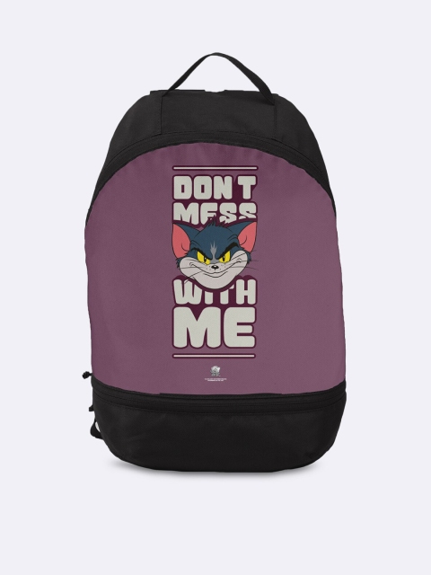 

Bewakoof Unisex Black & Purple Graphic Backpack