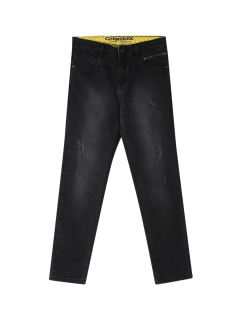 Cherokee Boys Black Slim Fit Jeans