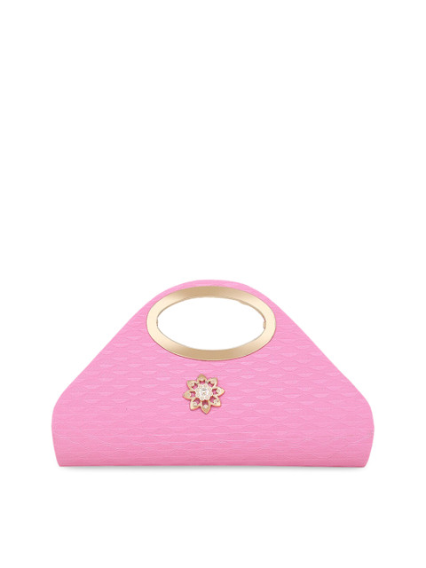 

Element Cart Pink Embellished Clutch