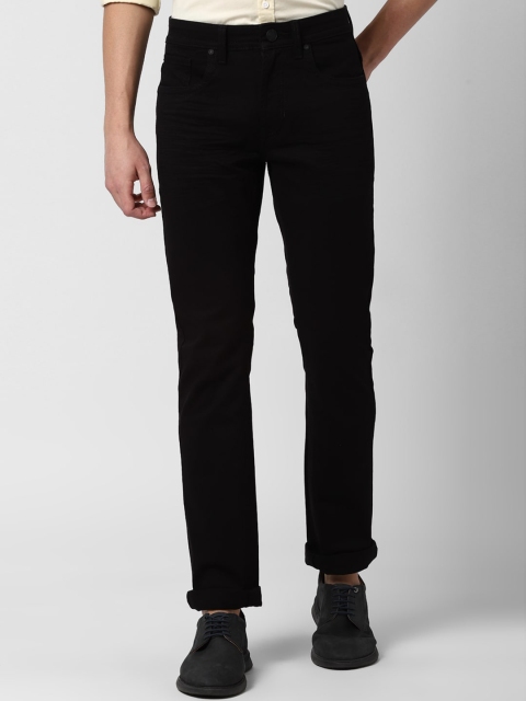 

Peter England Casuals Men Black Solid Tapered Fit Jeans