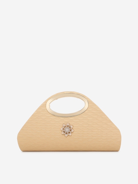 

Element Cart Gold-Toned Textured Clutch