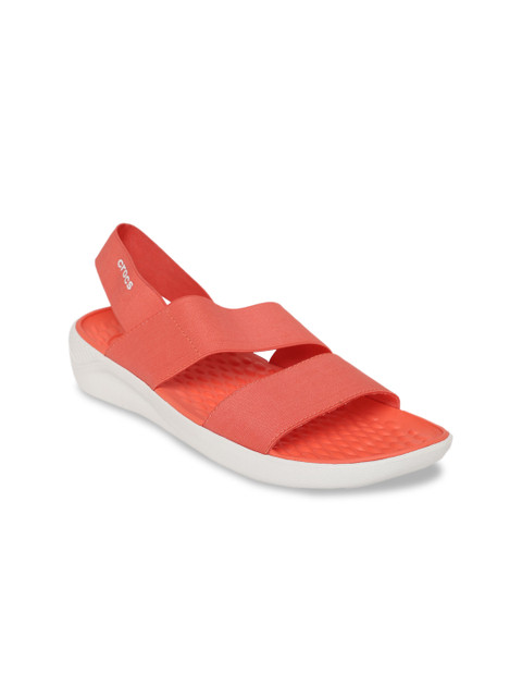 

Crocs Literide Women Pink Sandals, Coral
