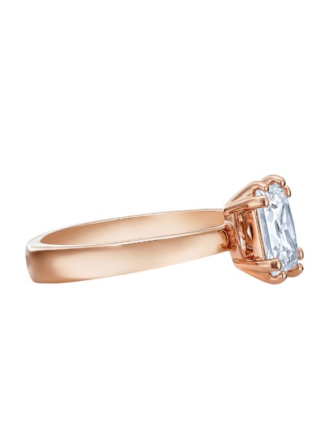 

SWAROVSKI Rose-Gold Plated Attract Motif Ring
