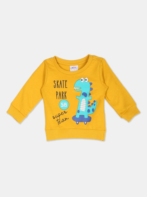 

Donuts Boys Yellow & Blue Printed Sweatshirt