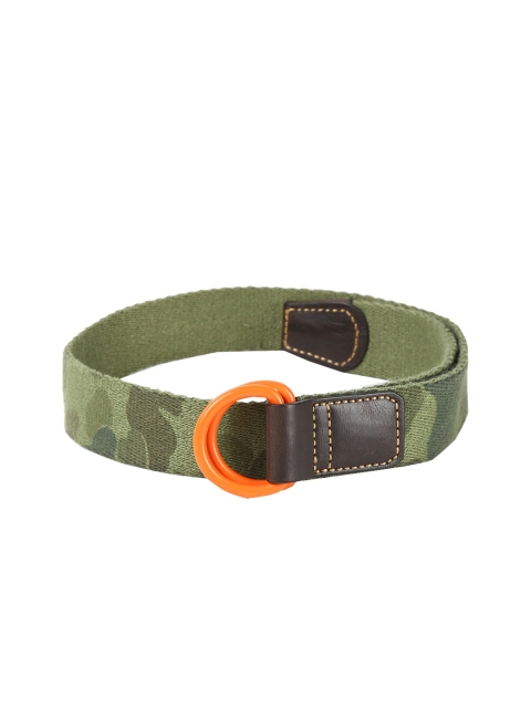 

GAP Boys Green Printed Canvas Belt