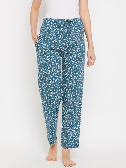 

C9 AIRWEAR Women Green & White Floral Printed Lounge Pants