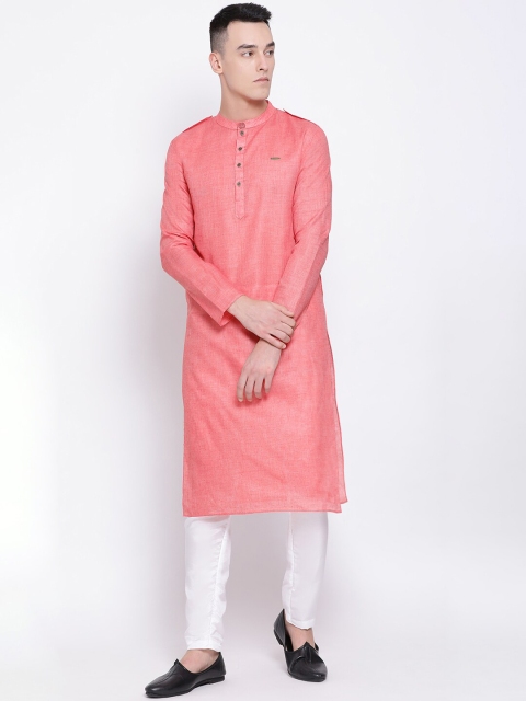 

Devoiler Men Pink Kurta