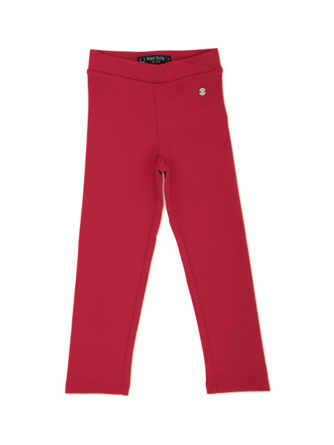 

Allen Solly Girls Red Solid Leggings