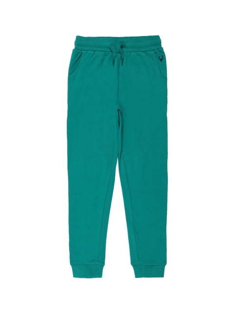 

Allen Solly Junior Boys Green Regular Fit Solid Joggers