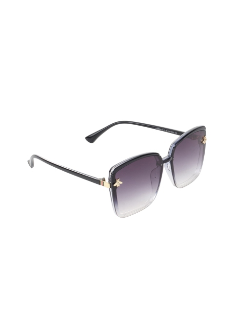 

Celebrity Sunglasses Unisex Purple Lens & Black Square With Uv Protected Lens