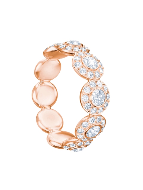 

SWAROVSKI Rose Gold-Plated White Crystal-Studded Finger Ring