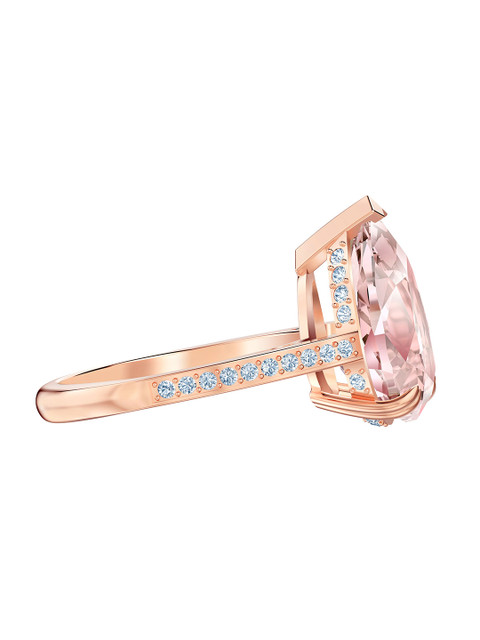 

SWAROVSKI Rose Gold-Plated Pink & Blue Crystal-Studded Finger Ring
