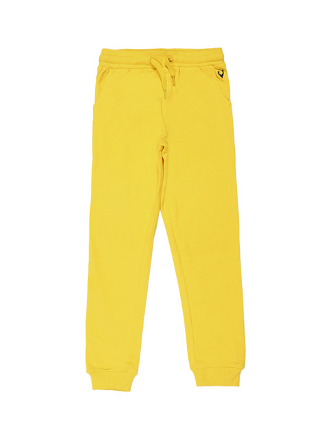 

Allen Solly Junior Boys Yellow Regular Fit Solid Cotton Joggers